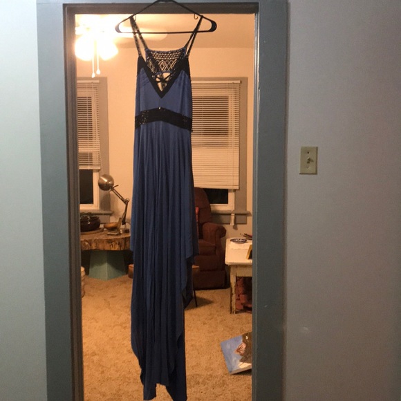 Free People violet maxi dress. - Picture 1 of 5